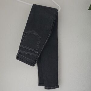 Mango Dark Gray Charcol Skinny Jeans
